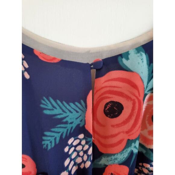 Paper Crown + Rifle Paper Co. Collab Spanish Rose Posey Bouquet Dress, Size SP - Picture 7 of 10